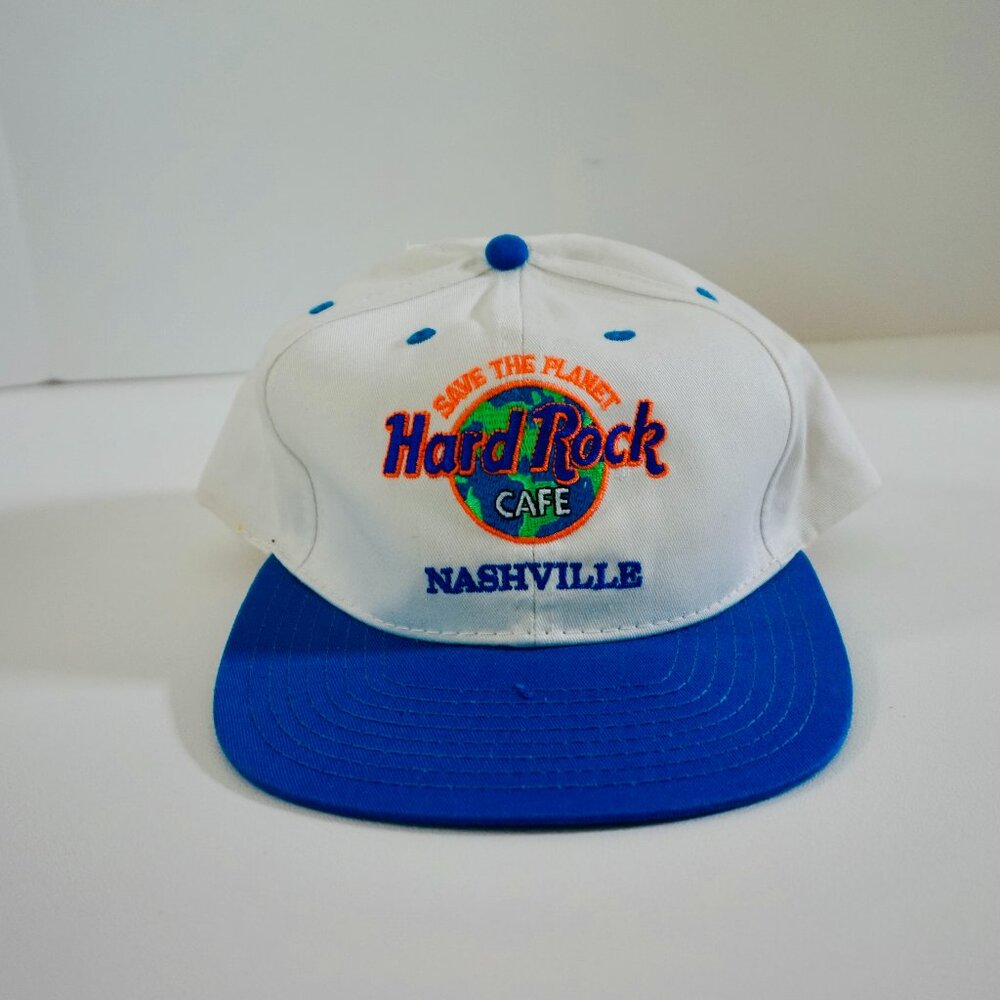 Hard Rock Cafe NASHVILLE Snapback Cap Hat LOVE ALL SERVE ALL - SAVE THE PLANET